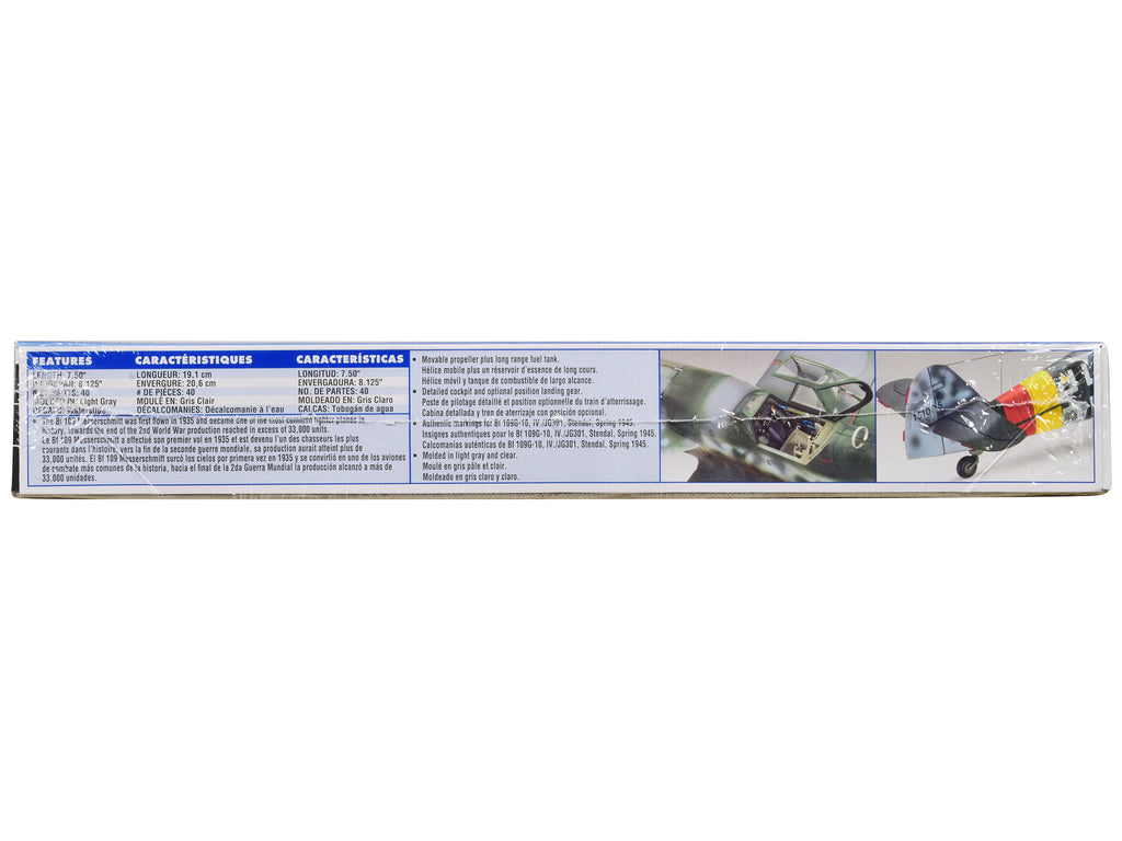Level 4 Model Kit Messerschmitt Bf 109G-10 Fighter Aircraft "Germany's Famous World War II Fighter" 1/48 Scale Model by Revell - image 3