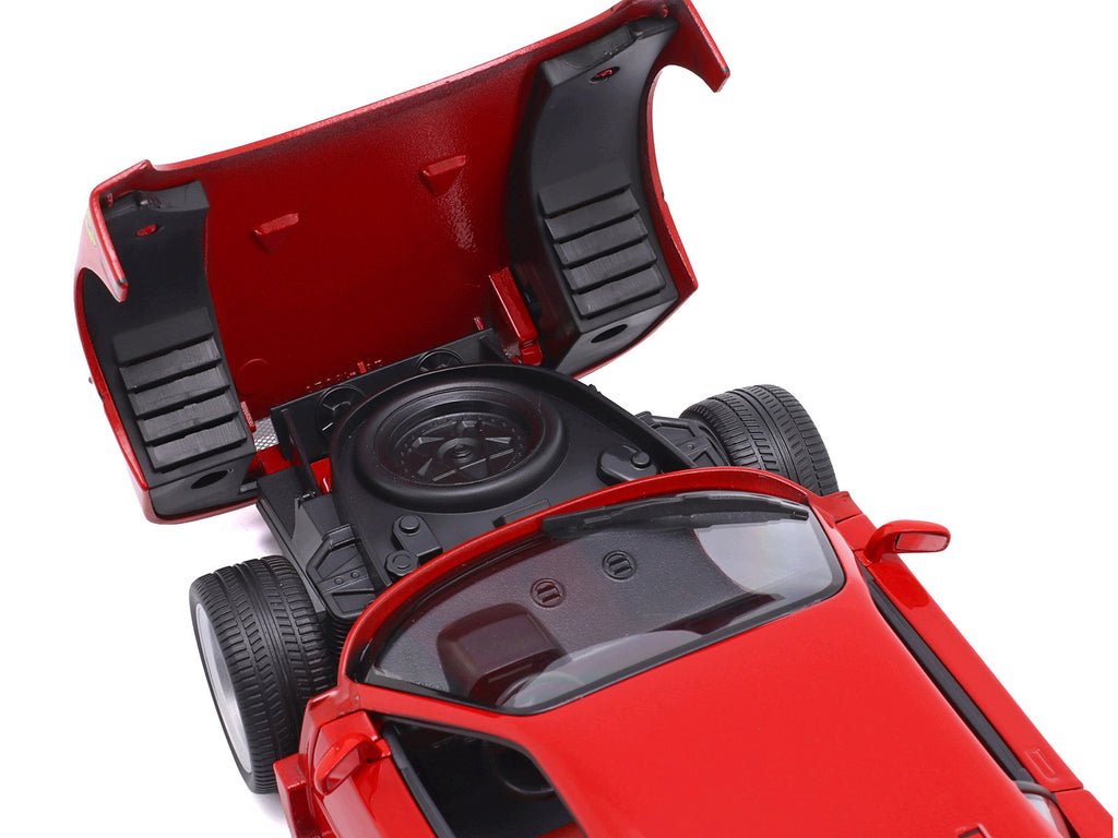 1987 Ferrari F40 Red "Race + Play" Series 1/18 Diecast Model Car by Bburago - image 2