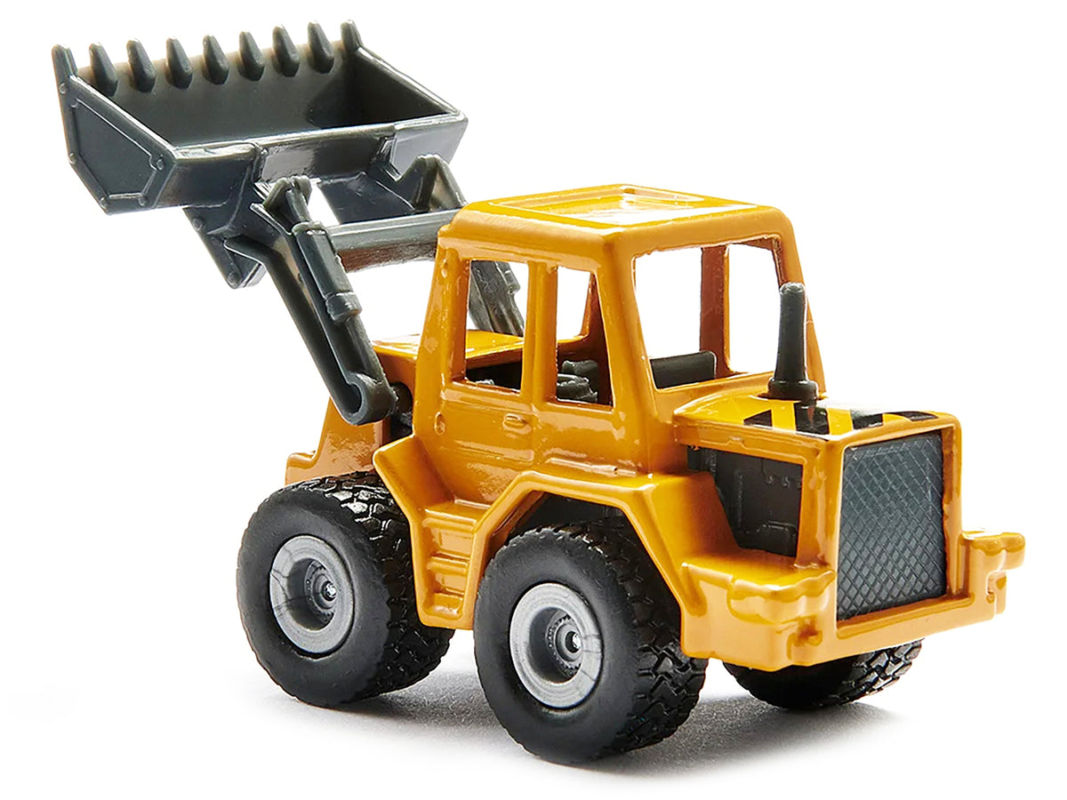 Truck with Low Loader Trailer and Front Loader Yellow Diecast Model by Siku - image 5