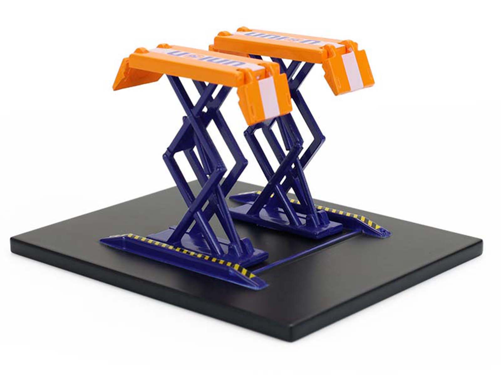 Automotive Double Scissor Lift "Union 76" Orange and Blue "Double Scissor Lifts" Series 2 1/64 Diecast Model by Greenlight - image 5