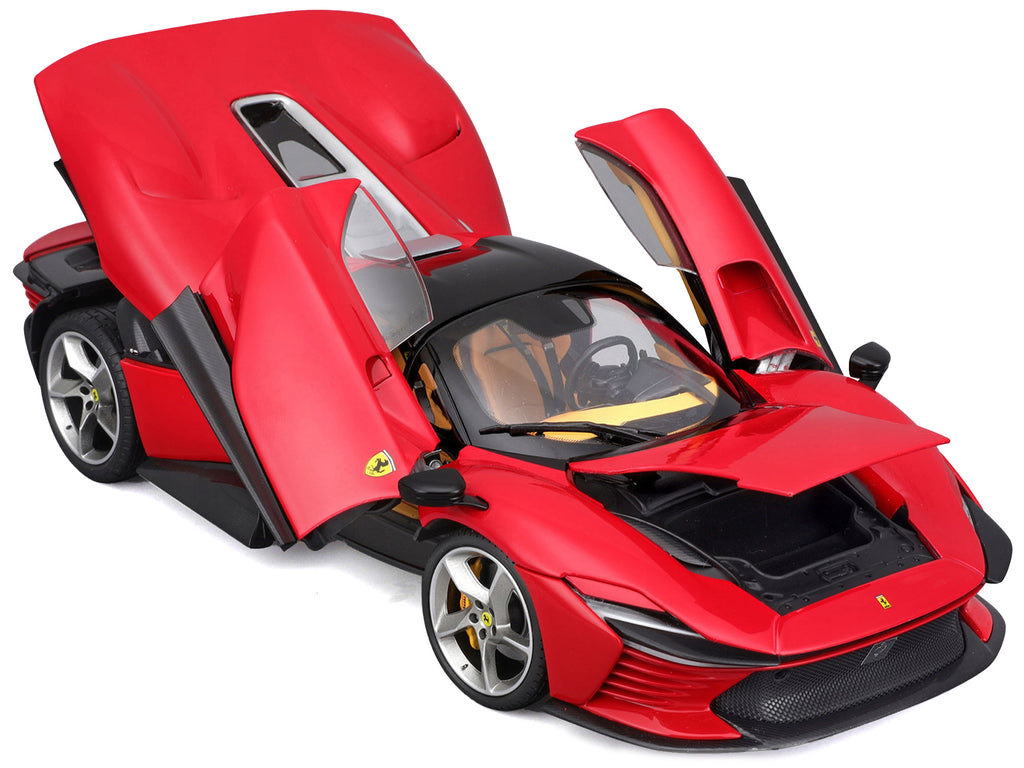 Ferrari Daytona SP3 Red with Black Top "Signature Series" 1/18 Diecast Model Car by Bburago - image 2