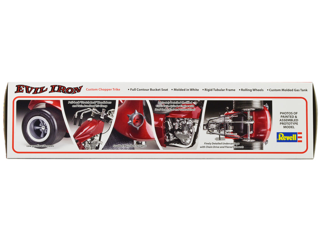 Level 5 Model Kit Evil Iron Custom Chopper Trike 1/8 Scale Model by Revell - image 3