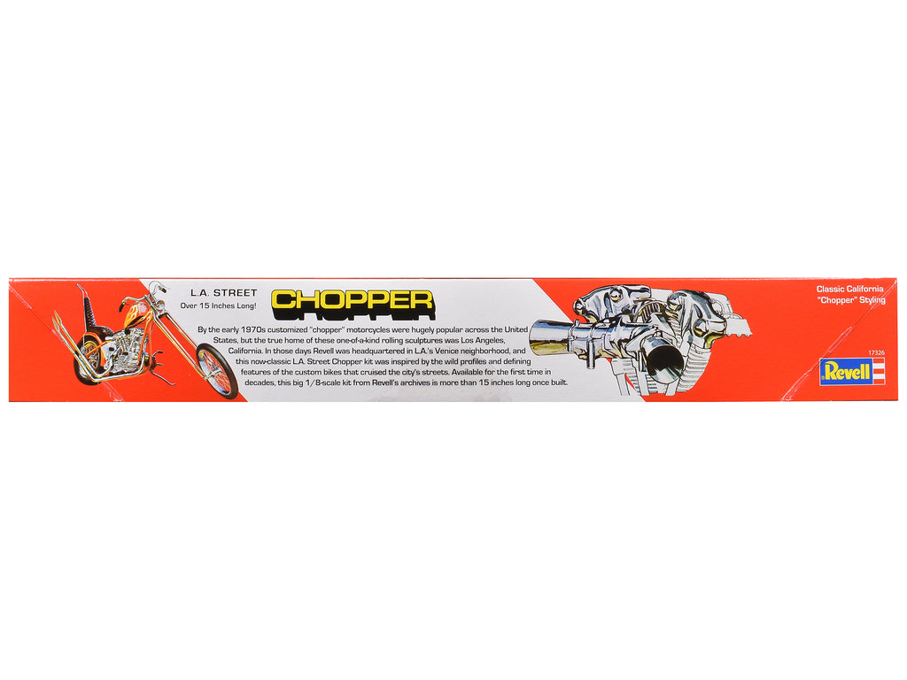 Level 5 Model Kit LA Street Chopper Motorcycle 1/8 Scale Model by Revell - image 3