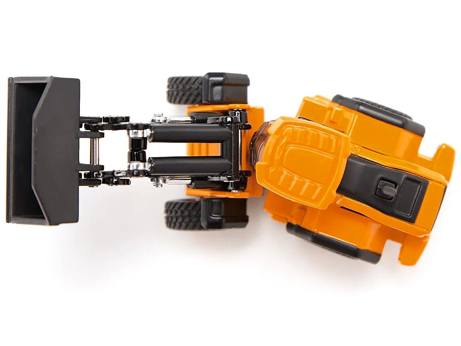 MAN Truck Blue Metallic with Low Loader Trailer and JCB 457 Wheel Loader Yellow 1/87 (HO) Diecast Model by Siku - image 4