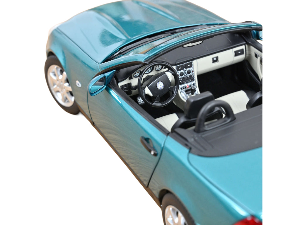 1996 Mercedes-Benz SLK Convertible Vivianit Green Metallic 1/18 Diecast Model Car by Norev