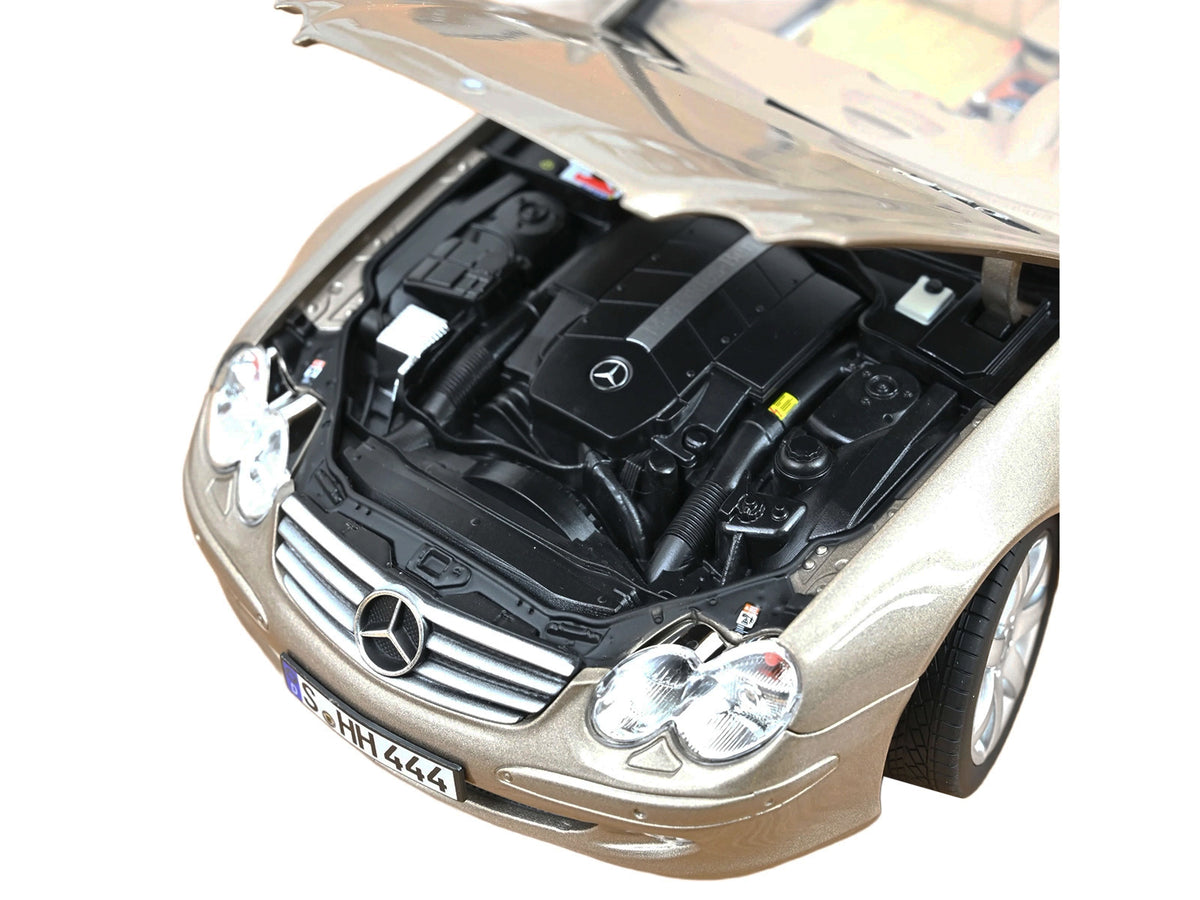 2003 Mercedes-Benz SL 500 Type R230 Travertine Beige Metallic 1/18 Diecast Model Car by Norev - image 4
