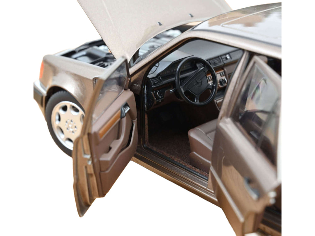 1990 Mercedes-Benz 500 E Impala Brown Metallic 1/18 Diecast Model Car by Norev - image 4