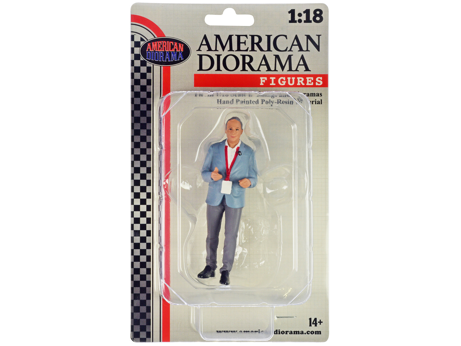"On-Air" Figure 2 for 1/18 Scale Models by American Diorama - image 2
