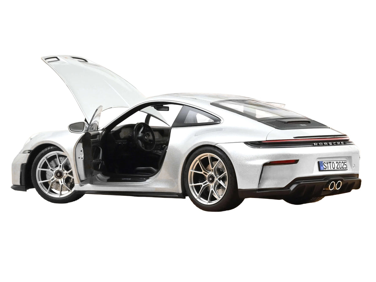 2025 Porsche 911 GT3 Touring GT Silver Metallic 1/18 Diecast Model Car by Norev - image 2