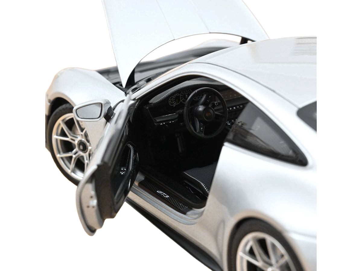 2025 Porsche 911 GT3 Touring GT Silver Metallic 1/18 Diecast Model Car by Norev - image 4