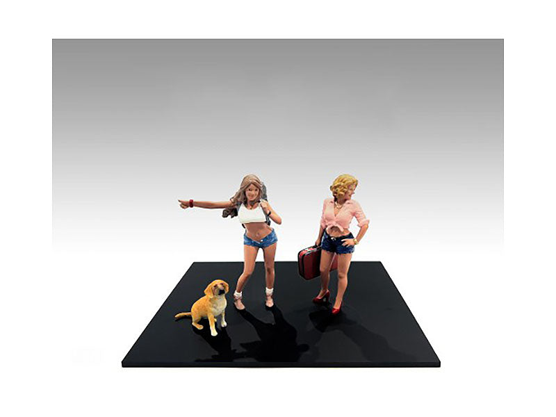 "Figure18 Series 1" 9 piece Figure Set for 1/18 Scale Models by American Diorama - image 2