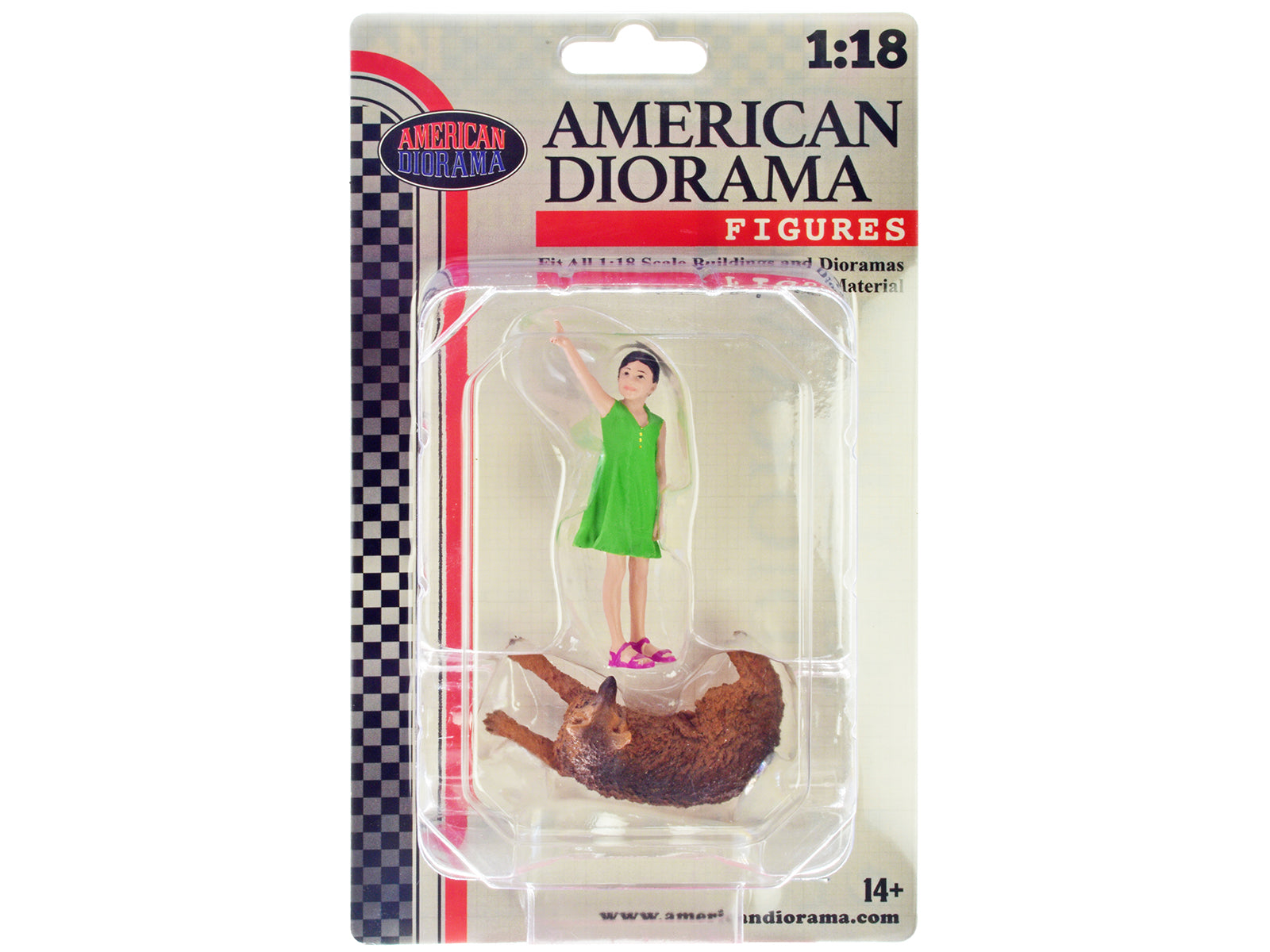 "Figure18 Series 1" Figure 703 Set of 2 pieces for 1/18 Scale Models by American Diorama - image 3