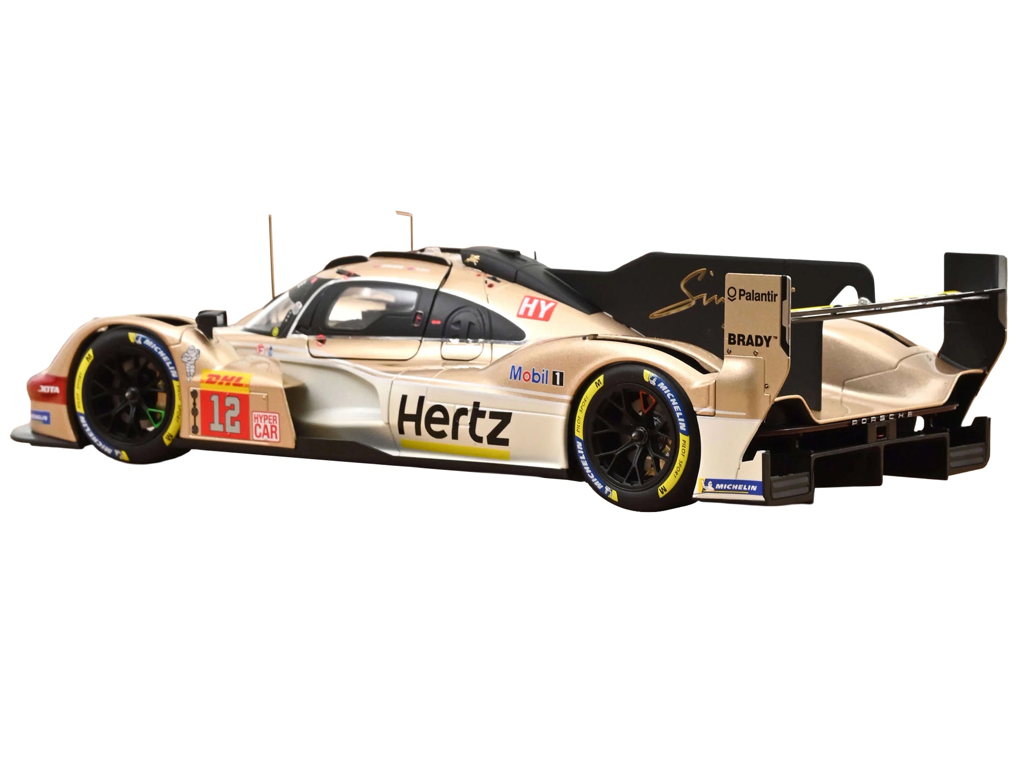 Porsche 963 #12 Callum Ilott - Will Stevens "Hertz Team Jota" Winner "6 Hours of Spa-Francorchamps" (2024) 1/18 Diecast Model Car by Norev - image 3
