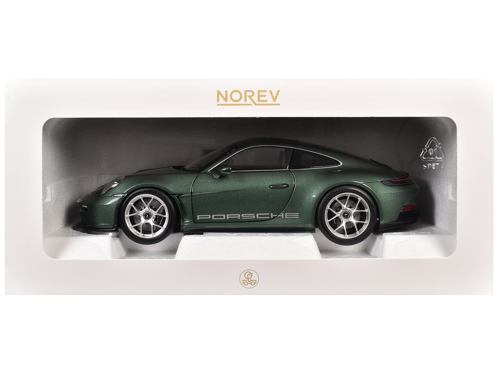 2023 Porsche 911 S/T Malachite Green Metallic 1/18 Diecast Model Car by Norev - image 3