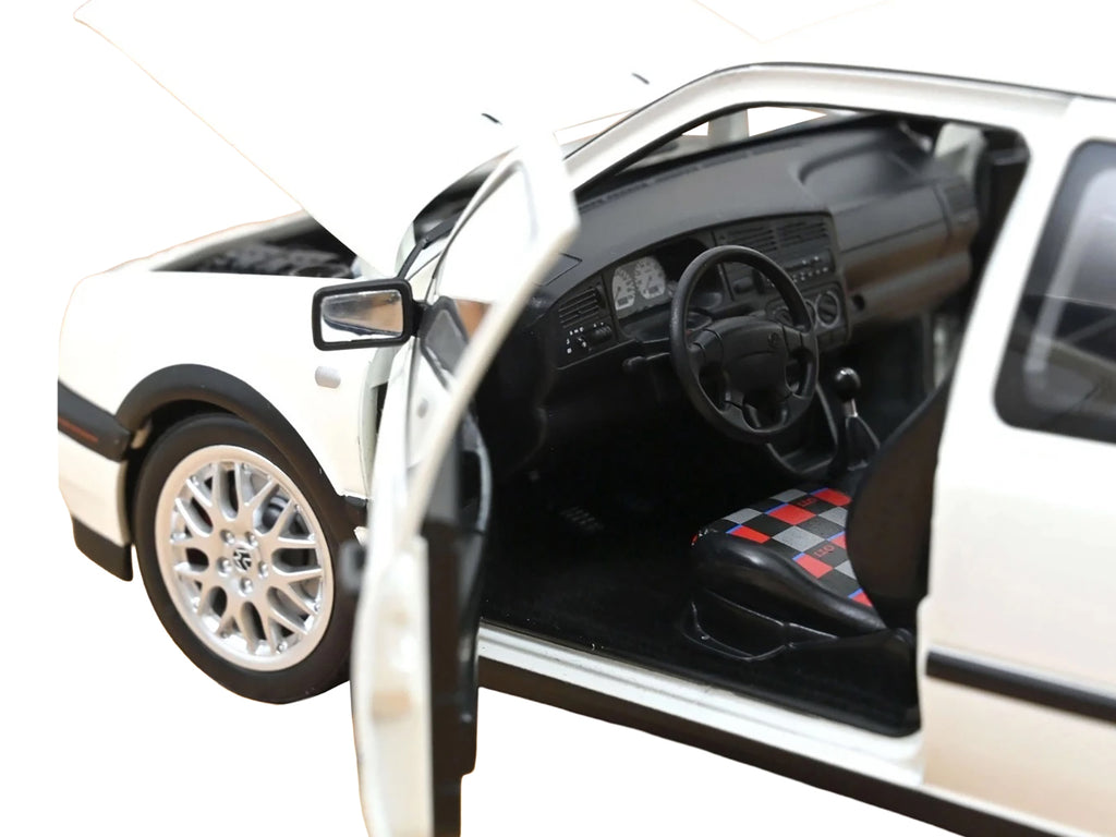 1996 Volkswagen Golf GTI Candy White "20 Years Anniversary Edition" 1/18 Diecast Model Car by Norev - image 3
