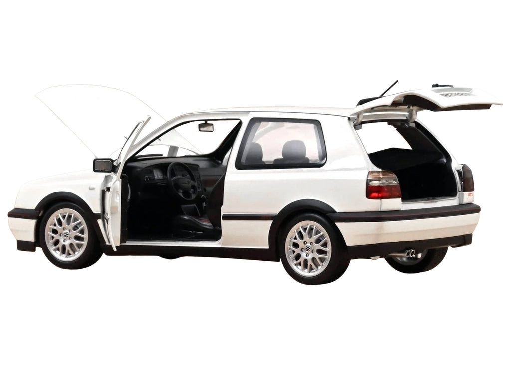 1996 Volkswagen Golf GTI Candy White "20 Years Anniversary Edition" 1/18 Diecast Model Car by Norev - image 4
