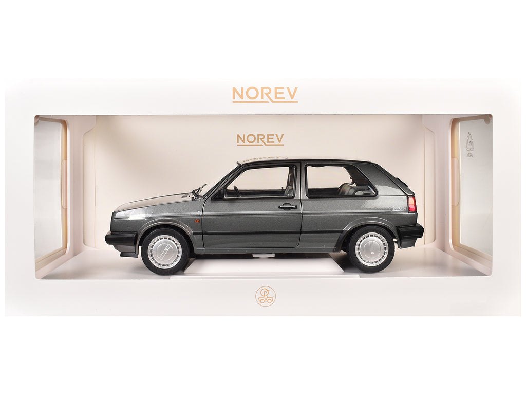 1989 Volkswagen Golf Champion Gray Metallic 1/18 Diecast Model Car by Norev - image 3