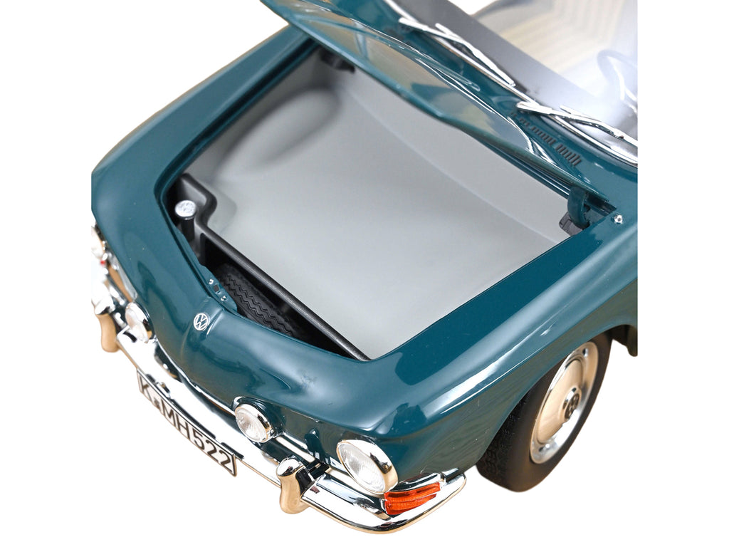 1963 Volkswagen Karmann Ghia 1500 Smaragd Green 1/18 Diecast Model Car by Norev