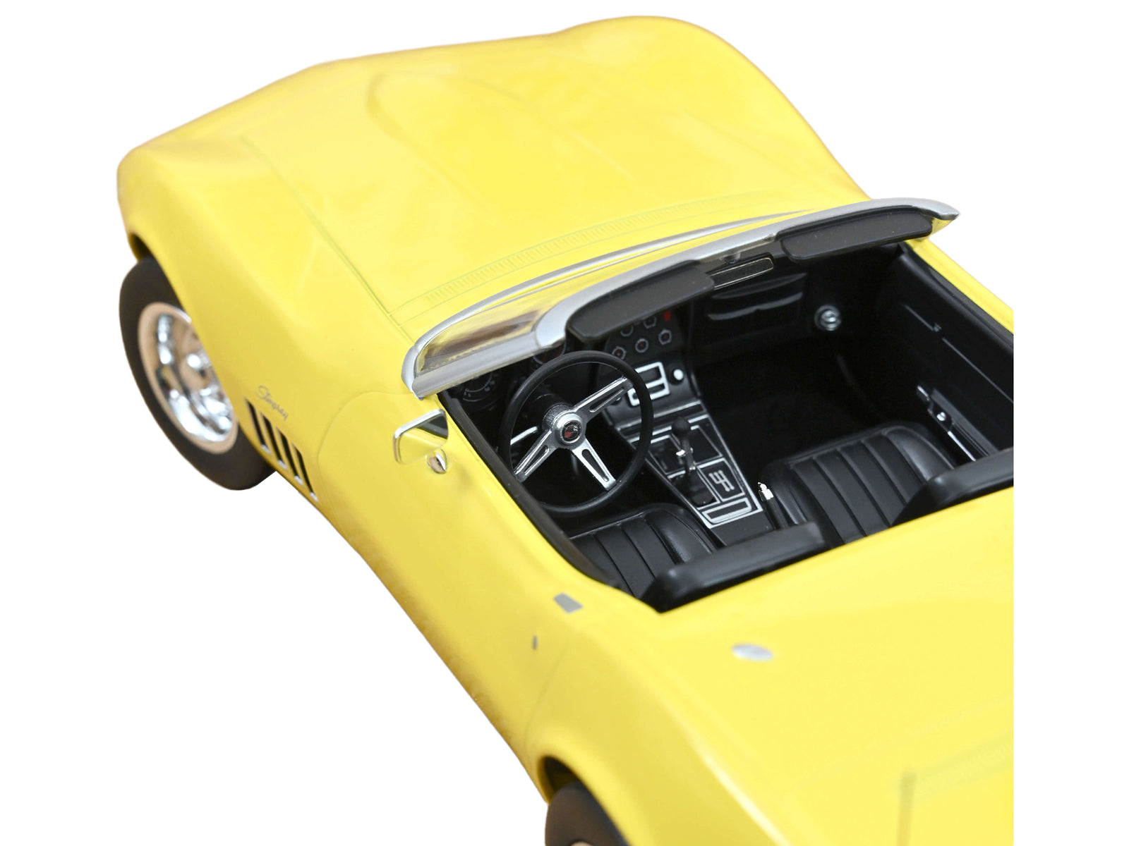 1969 Chevrolet Corvette Cabriolet Daytona Yellow 1/18 Diecast Model Car by Norev - image 2