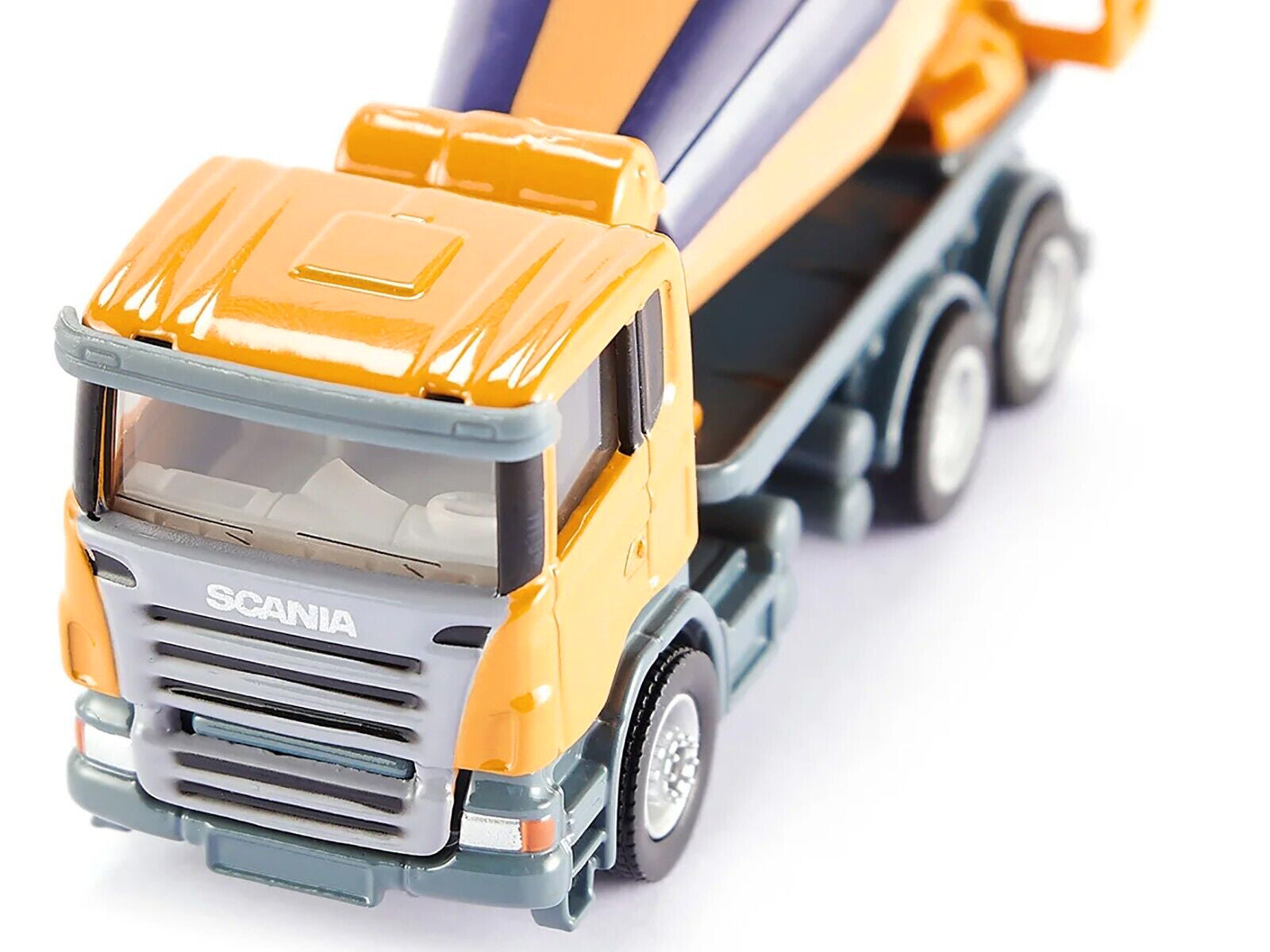 Scania Mixer Truck Yellow 1/87 (HO) Diecast Model by Siku - image 3