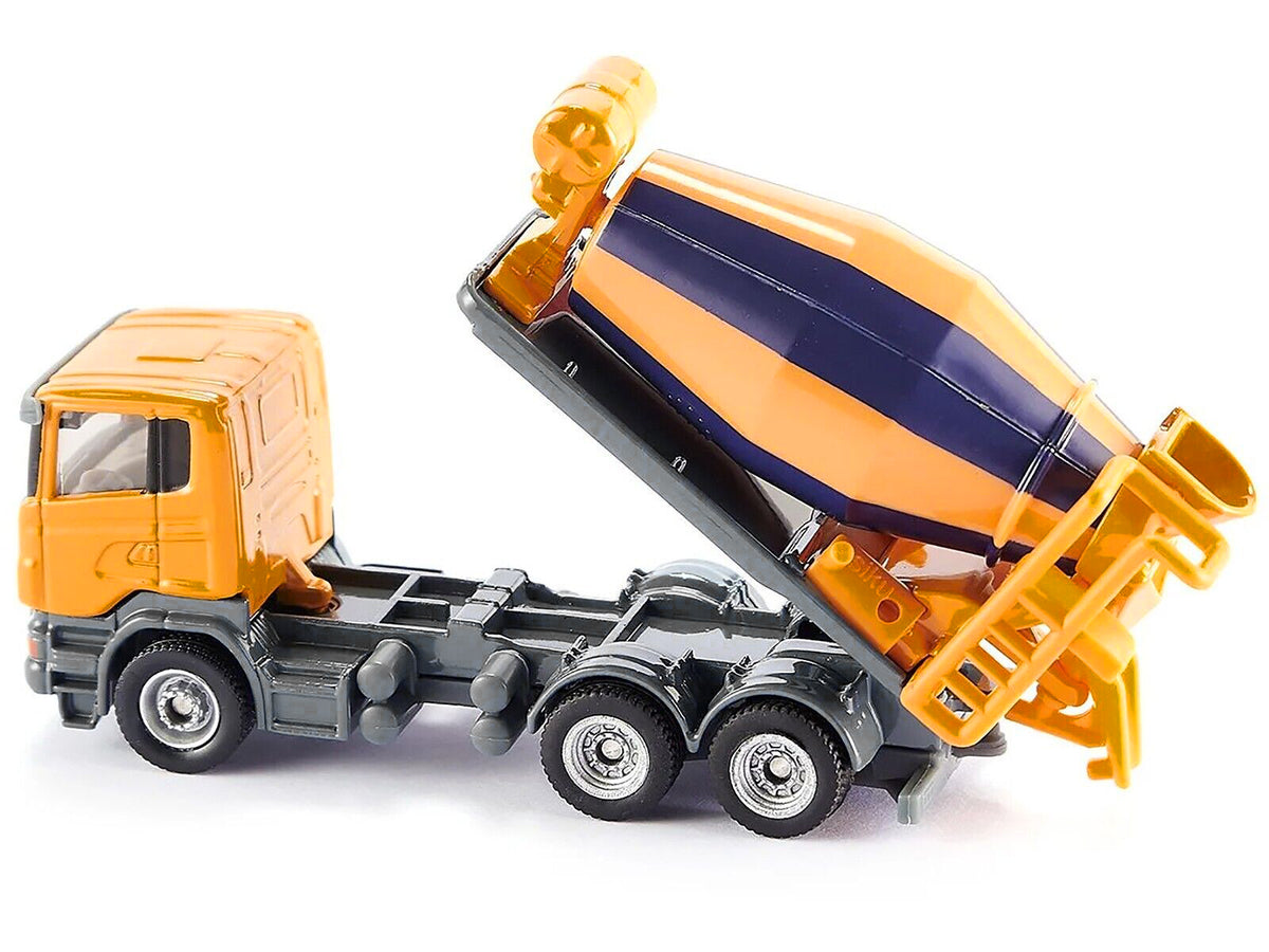 Scania Mixer Truck Yellow 1/87 (HO) Diecast Model by Siku - image 5