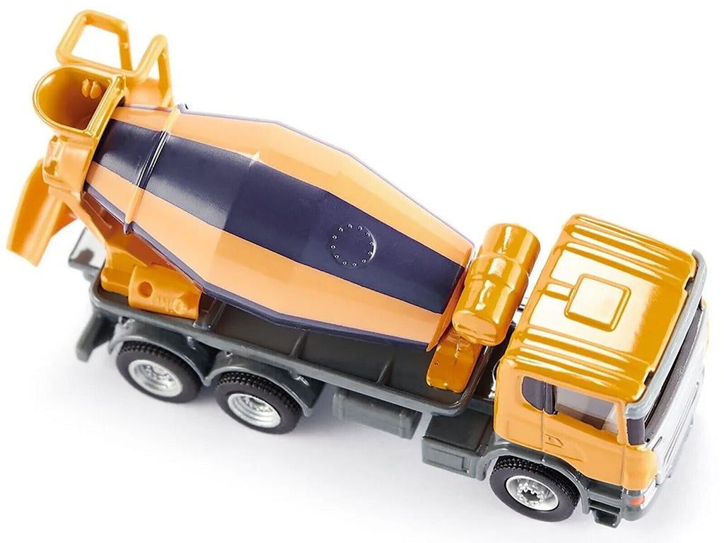 Scania Mixer Truck Yellow 1/87 (HO) Diecast Model by Siku - image 2