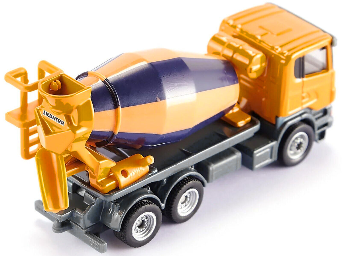 Scania Mixer Truck Yellow 1/87 (HO) Diecast Model by Siku - image 4