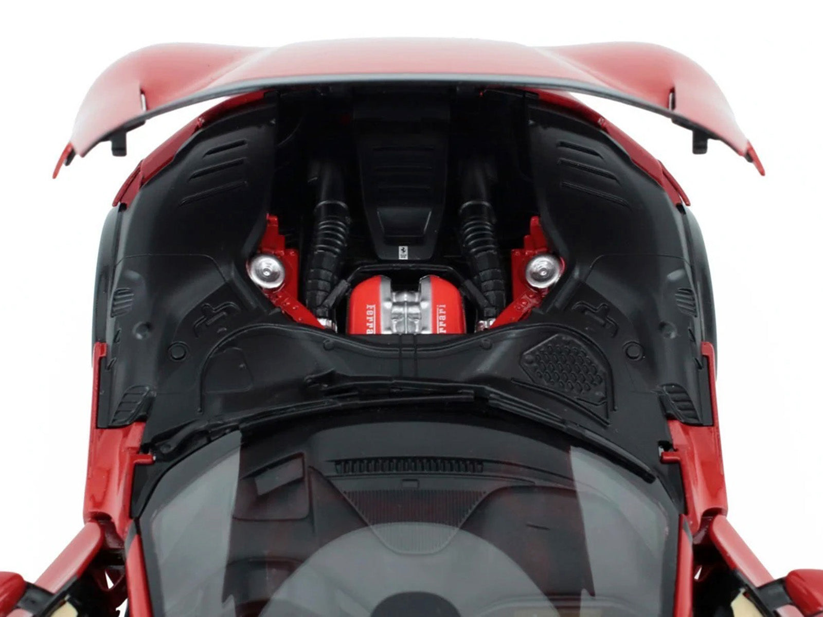 2022 Ferrari Purosangue Rosso Corsa Red with Black Top 1/18 Diecast Model Car by Polistil - image 3