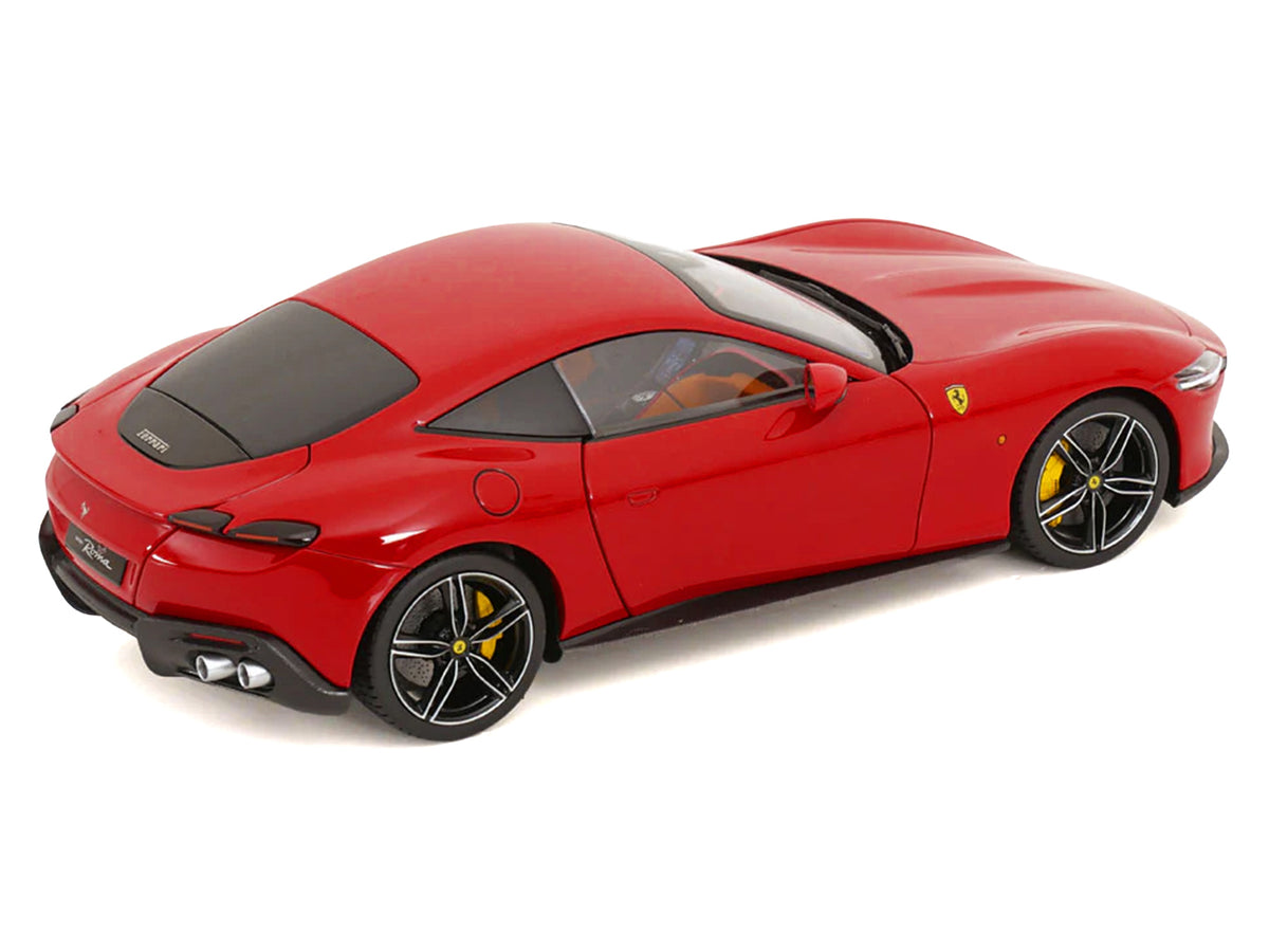 2019 Ferrari Roma Red with Orange Interior 1/18 Diecast Model Car by Polistil - image 4