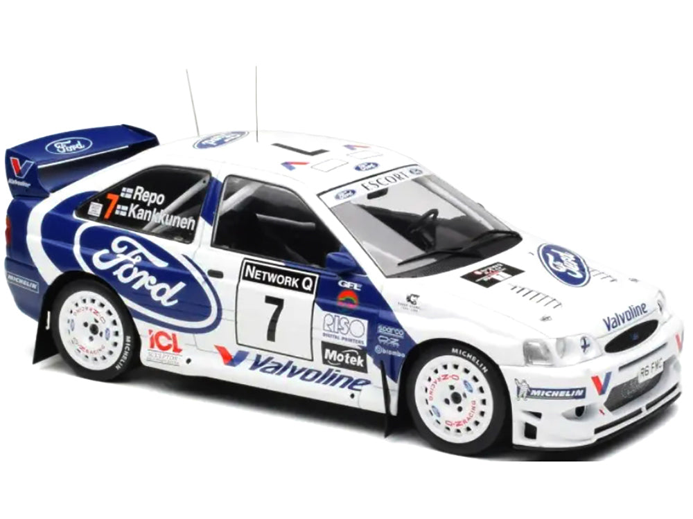 Ford Escort WRC #7 Juha Kankkunen - Juha Repo 2nd Place "RAC Rally" (1998) 1/18 Diecast Model Car by IXO Models - image 2
