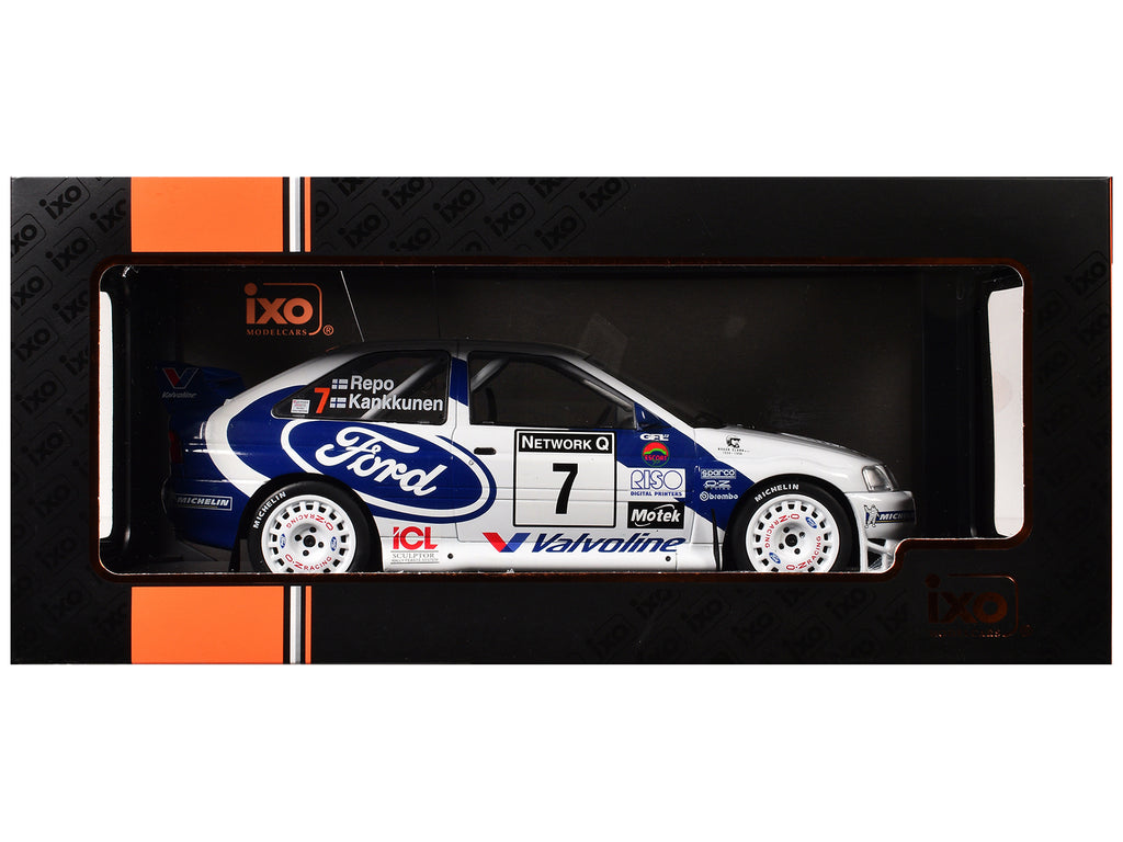 Ford Escort WRC #7 Juha Kankkunen - Juha Repo 2nd Place "RAC Rally" (1998) 1/18 Diecast Model Car by IXO Models - image 3