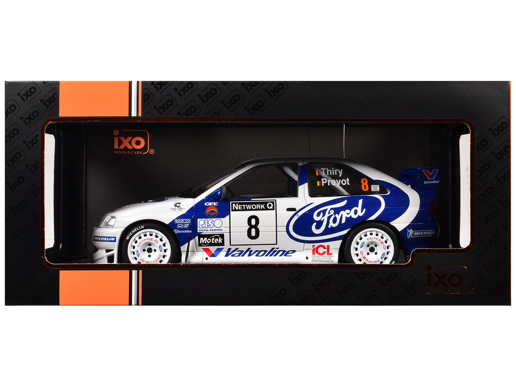 Ford Escort WRC #8 Bruno Thiry - Stephane Prevot 3rd Place "RAC Rally" (1998) 1/18 Diecast Model Car by IXO Models - image 3