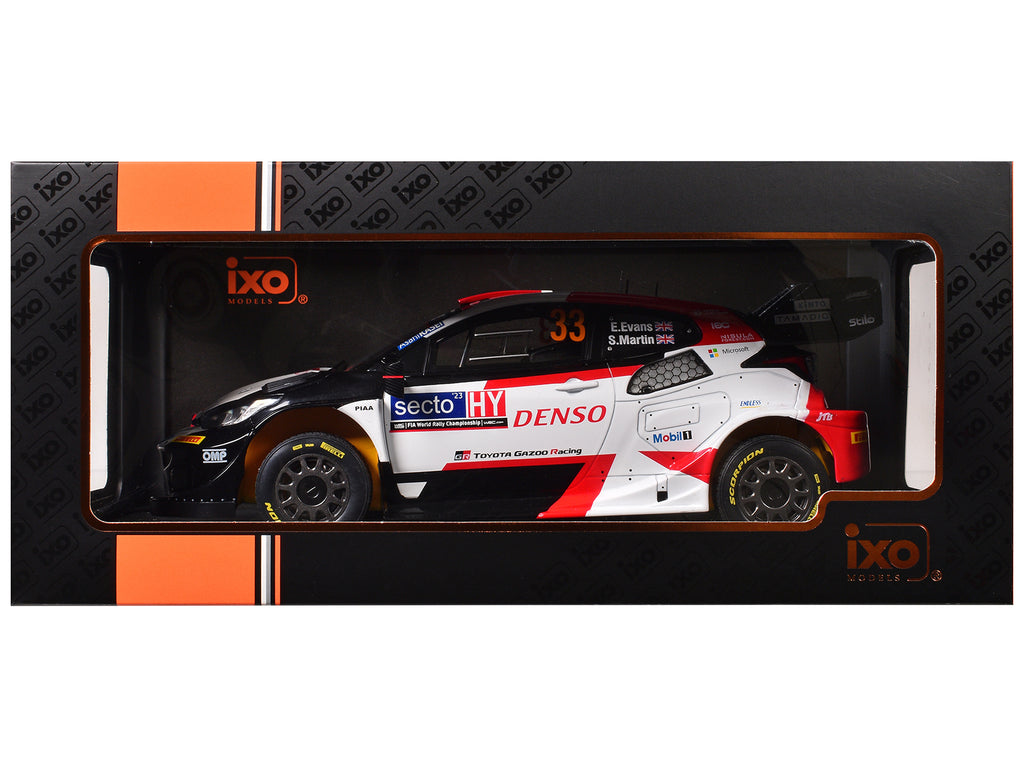 Toyota GR Yaris Rally1 Hybrid #33 Elfyn Evans - Scott Martin Winner "Rally Finland" (2023) 1/18 Diecast Model Car by IXO Models - image 3