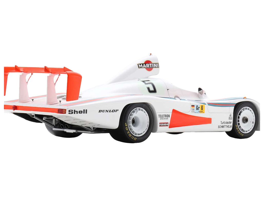 Porsche 936/78 #5 Jacky Ickx - Henri Pescarolo - Jochen Mass "Martini Racing Porsche System" "24 Hours of Le Mans" (1978) with Acrylic Display Case 1/18 Model Car by Spark - image 4
