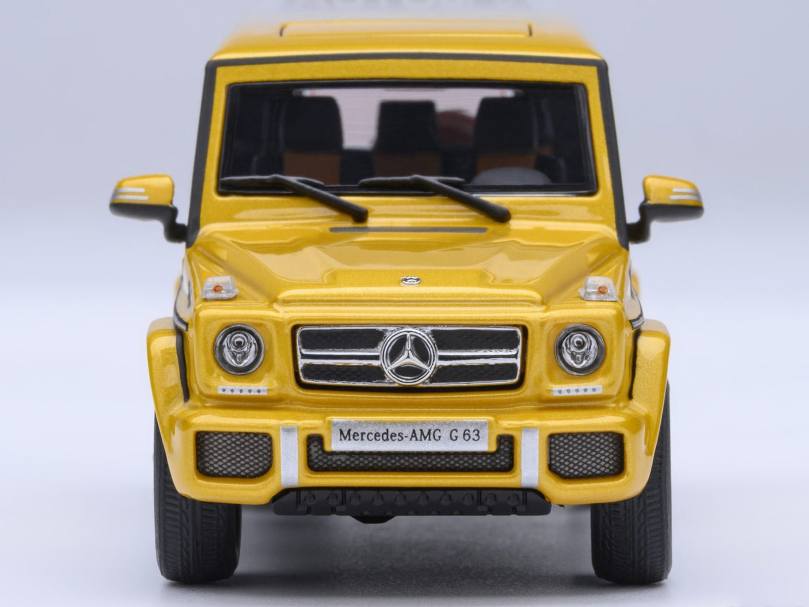 2017 Mercedes-Benz AMG G 63 Solar Beam Yellow 1/64 Model Car by Autoart - image 4