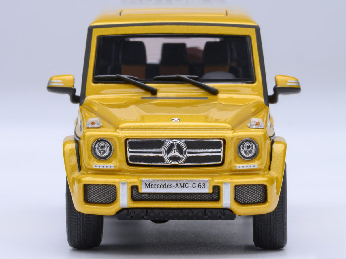 2017 Mercedes-Benz AMG G 63 Solar Beam Yellow 1/64 Model Car by Autoart - image 4