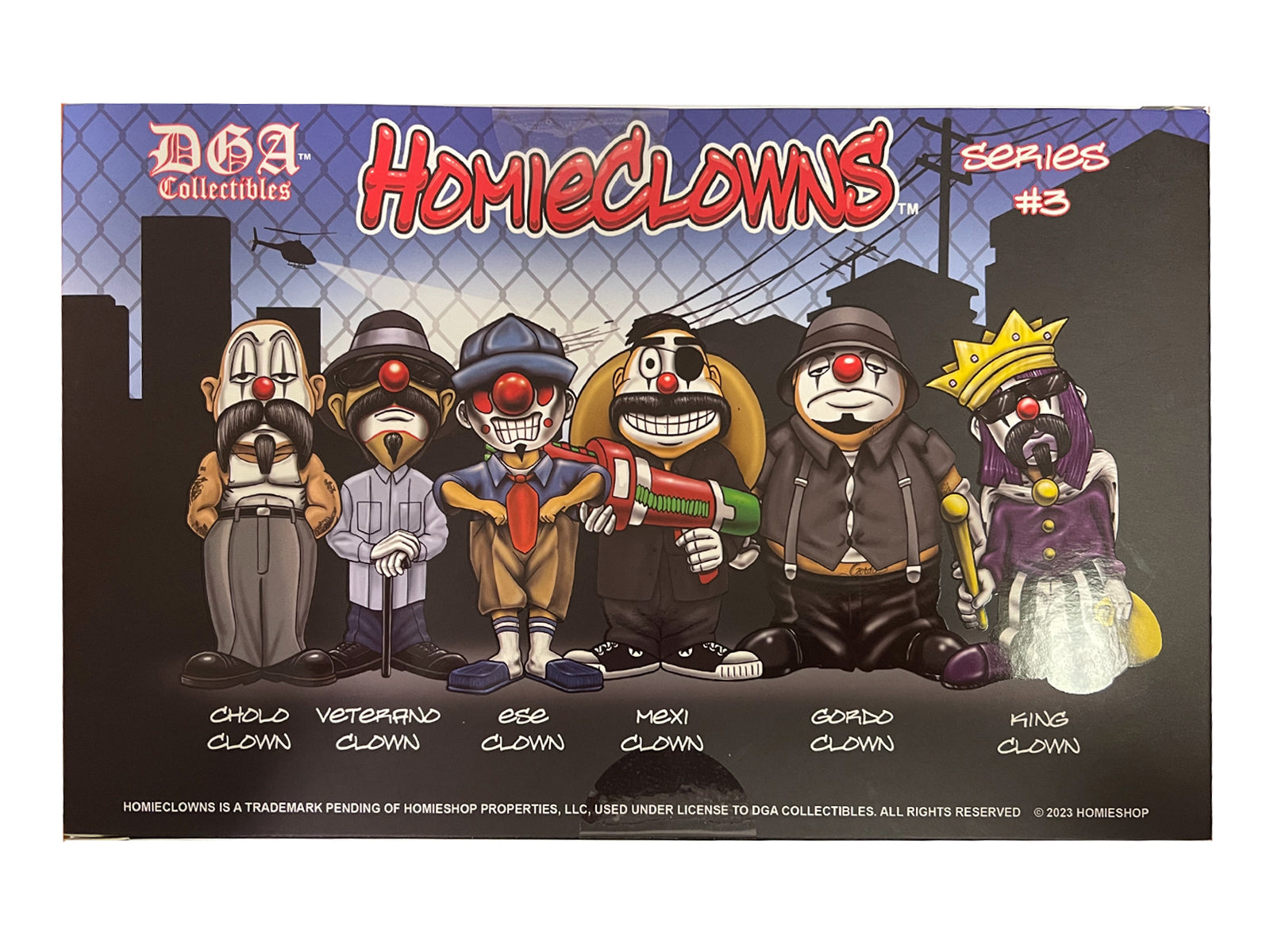 "HomieClowns" Series 3 2-Inch Figures Set of 6 Pieces by Homies - image 2