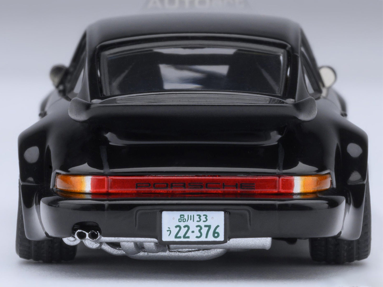 Porsche 911 (930) Turbo "Blackbird" Black "Wangan Midnight - Comic #1 Version" Manga 1/64 Model Car by Autoart - image 5