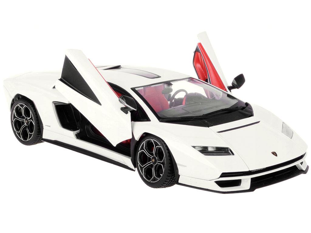 Lamborghini Countach LPI 800-4 White 1/24 Diecast Model Car by Bburago - image 2