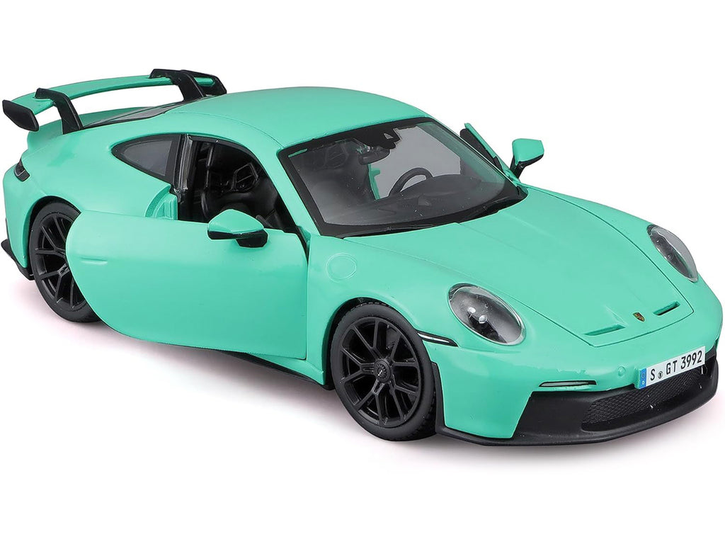 Porsche 911 GT3 Light Green 1/24 Diecast Model Car by Bburago - image 2