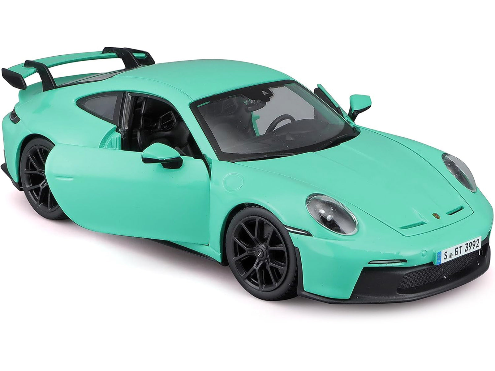 Porsche 911 GT3 Light Green 1/24 Diecast Model Car by Bburago - image 2