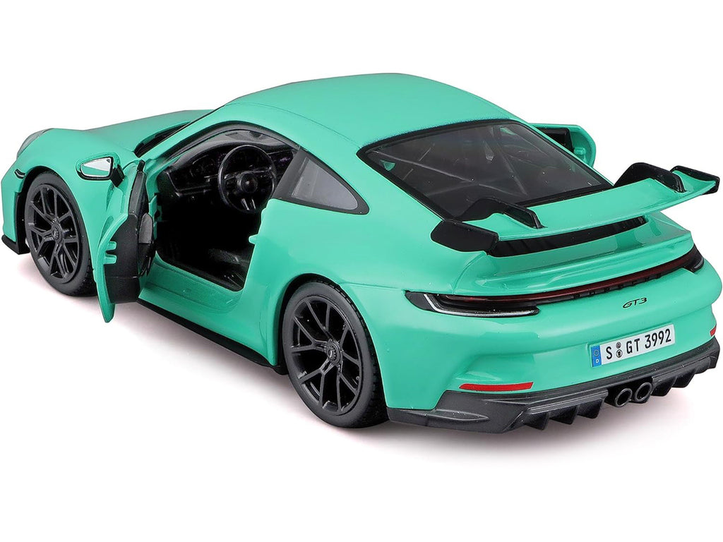 Porsche 911 GT3 Light Green 1/24 Diecast Model Car by Bburago - image 3
