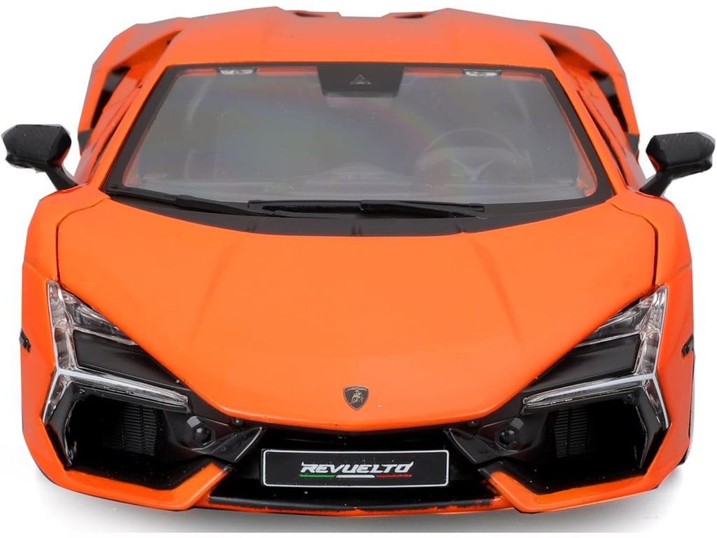 Lamborghini Revuelto Orange "Italian Design" Series 1/24 Diecast Model Car by Bburago
