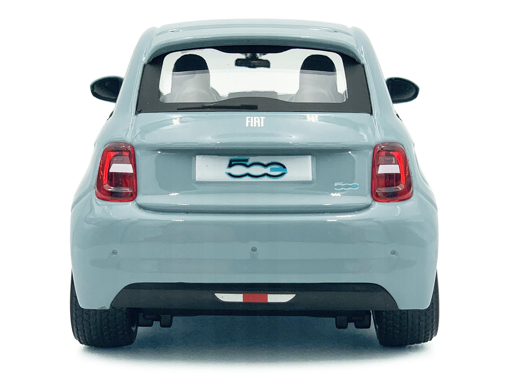 2023 Fiat 500e Light Blue 1/24 Diecast Model Car by Bburago - image 4