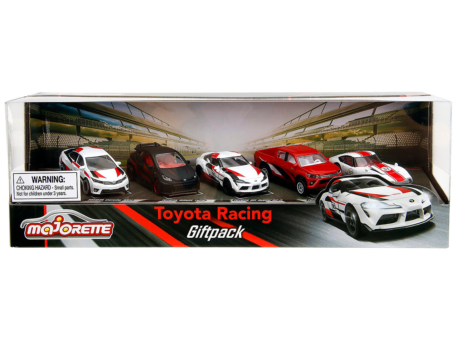 Toyota Racing Giftpack (2024) 5 piece Set 1/64 Diecast Model Cars by Majorette - image 4