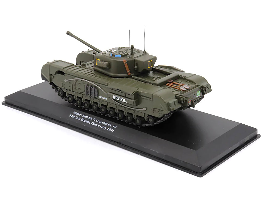 Infantry Tank Mk. IV Churchill Mk. VII "Briton" "UK 34th Tank Brigade France July 1944" 1/43 Diecast Model by AFVs of WWII - image 5