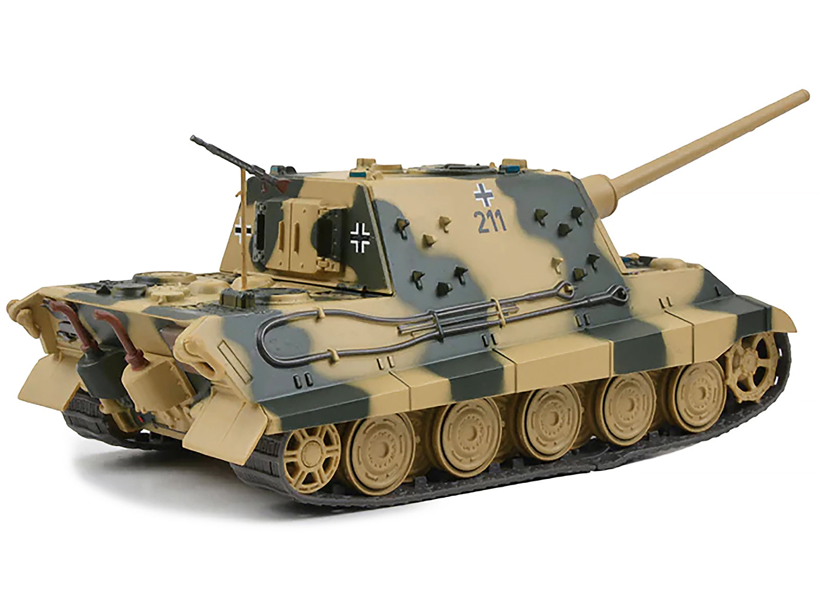 German Sd. Kfz. 186 Jagdpanzer VI Jagdtiger Heavy Tank Destroyer #211 with Henschel Turret "Schwere Panzerjager Abteilung 512 Germany 1945" 1/43 Diecast Model by AFVs of WWII - image 2