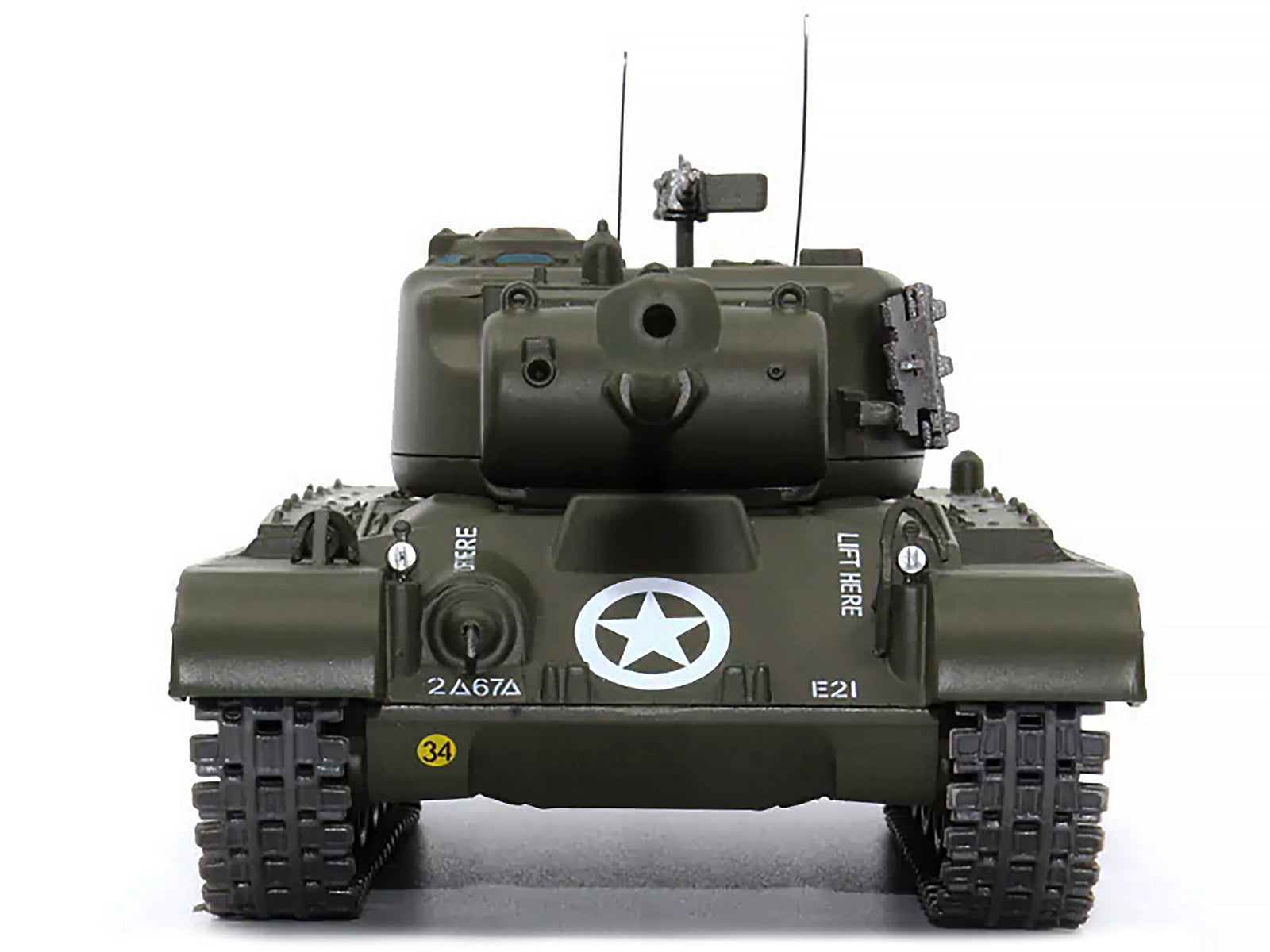 M26 (T26E3) Tank "U.S.A. 2nd Armored Division Germany April 1945" 1/43 Diecast Model by AFVs of WWII - image 4