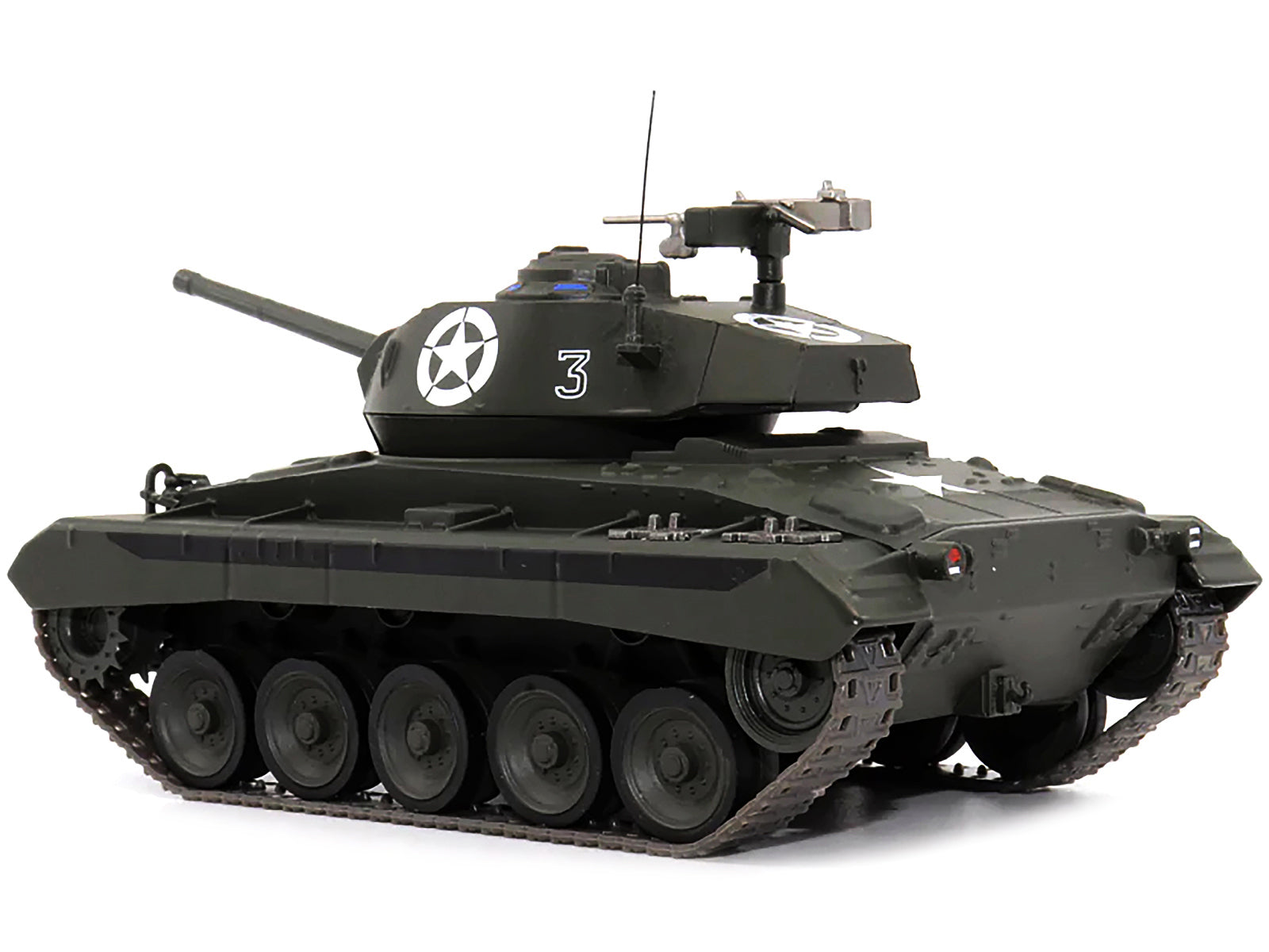 M24 "Chaffee" Tank #3 "U.S.A. 1st Armored Division Italy April 1945" 1/43 Diecast Model by AFVs of WWII - image 2