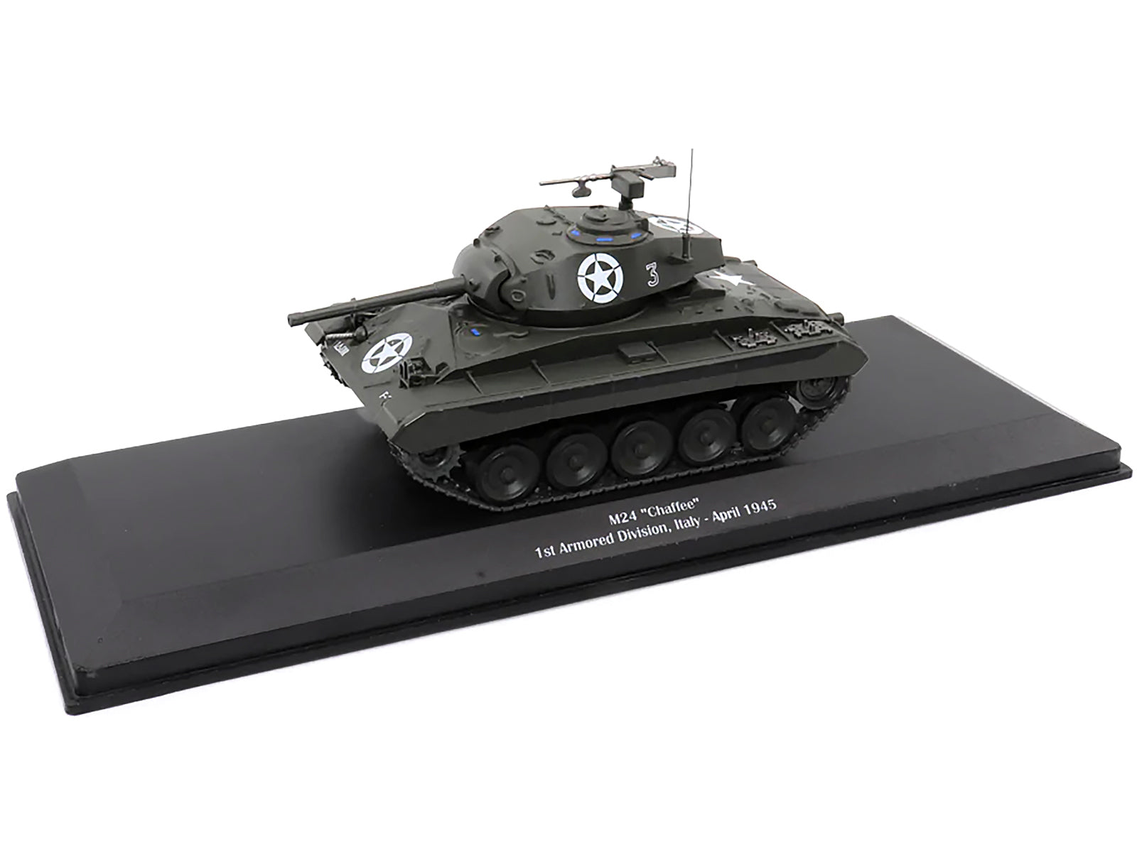 M24 "Chaffee" Tank #3 "U.S.A. 1st Armored Division Italy April 1945" 1/43 Diecast Model by AFVs of WWII - image 5